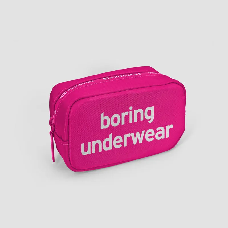 Boring Underwear - Mini Packing Bag