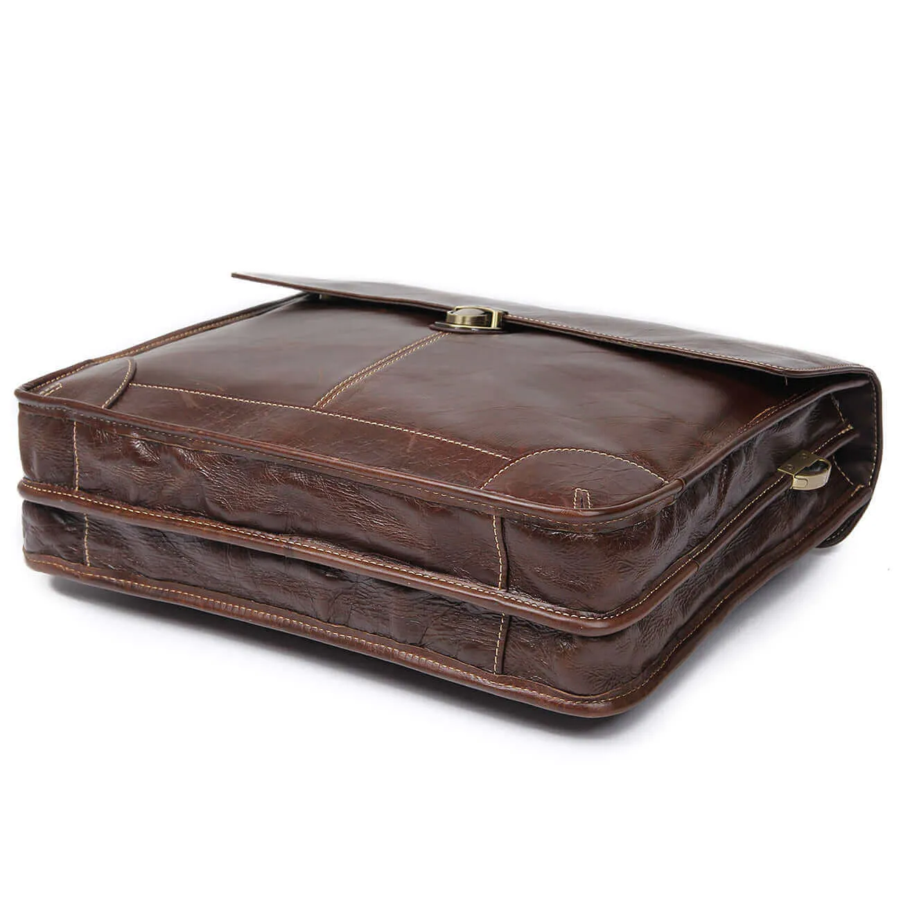 Classic Leather Laptop Bag for Men - Timeless and Versatile