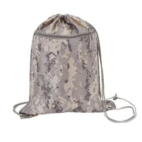 Digital Camo Drawstring Backpack - BPK270