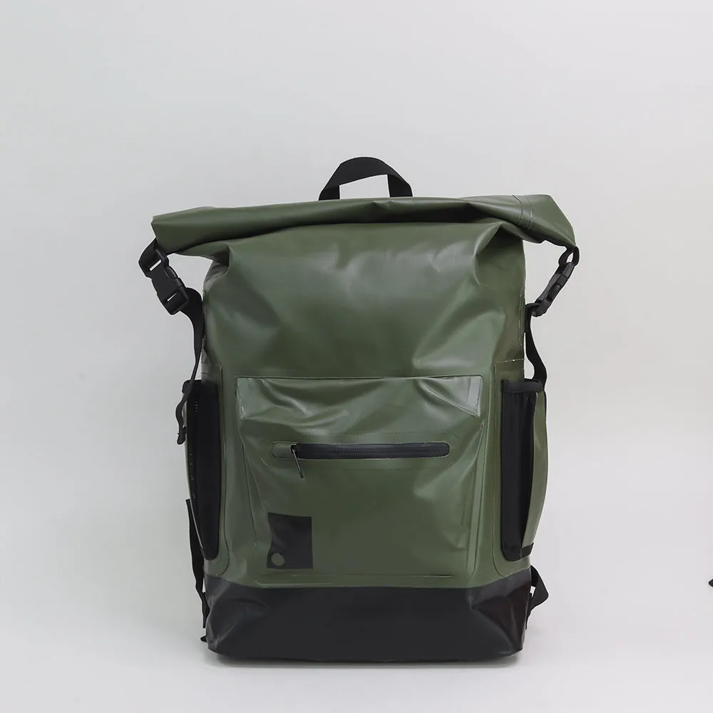 Dry Bag Roll Top Rucksack Forest Green