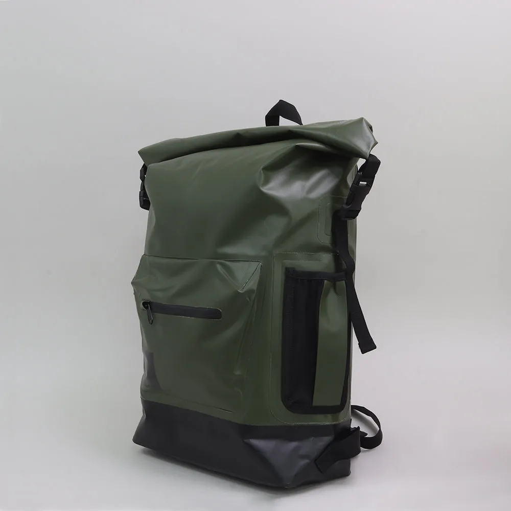 Dry Bag Roll Top Rucksack Forest Green