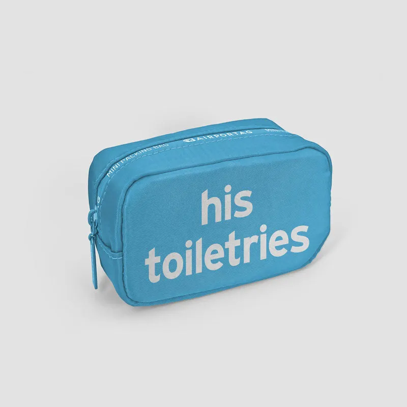 His Toiletries - Mini Packing Bag