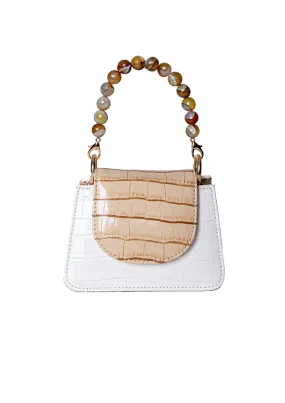 Horra Agate Top-Handle Faux-Leather Handbag