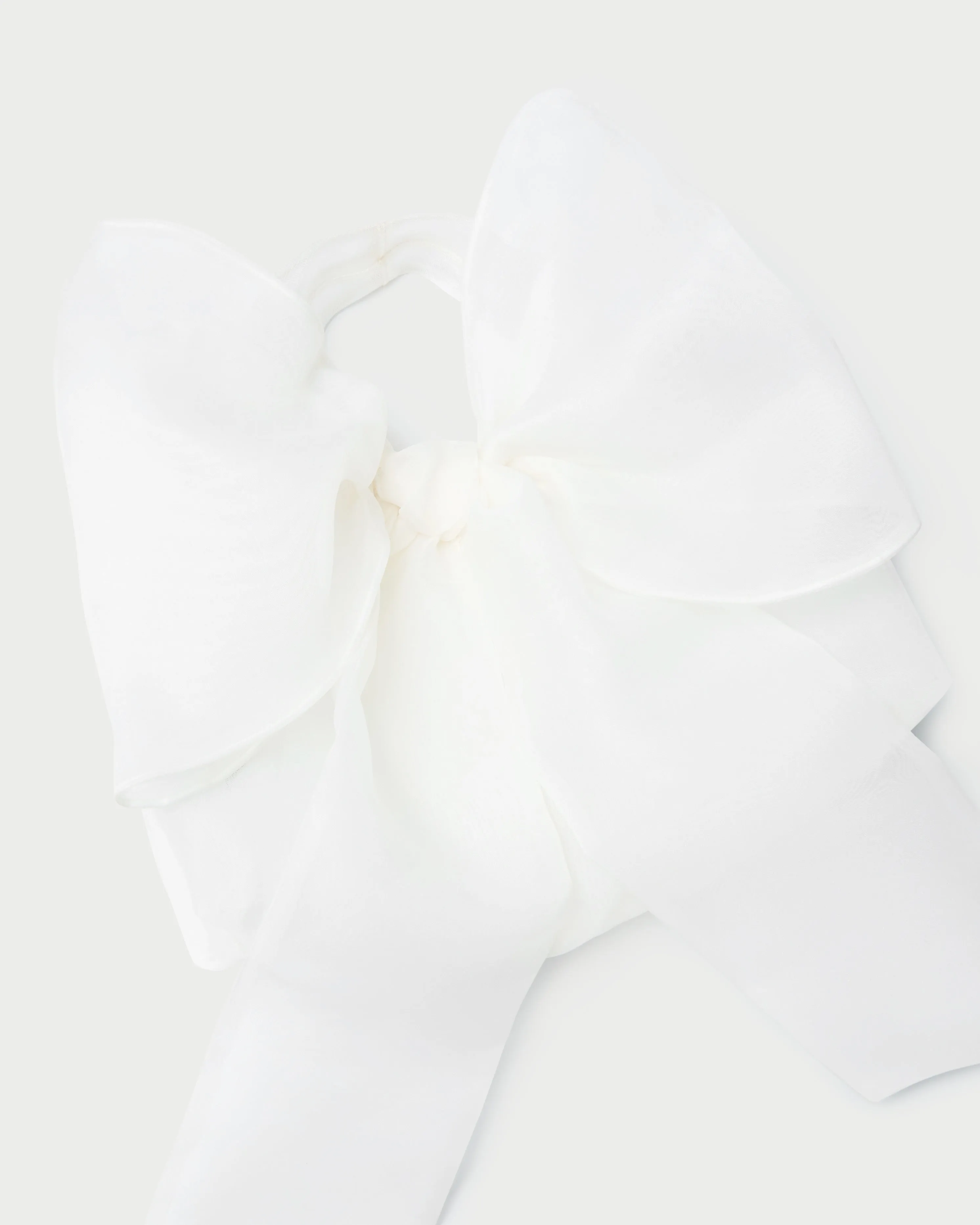 Joanne Pearl Organza Bow Clutch