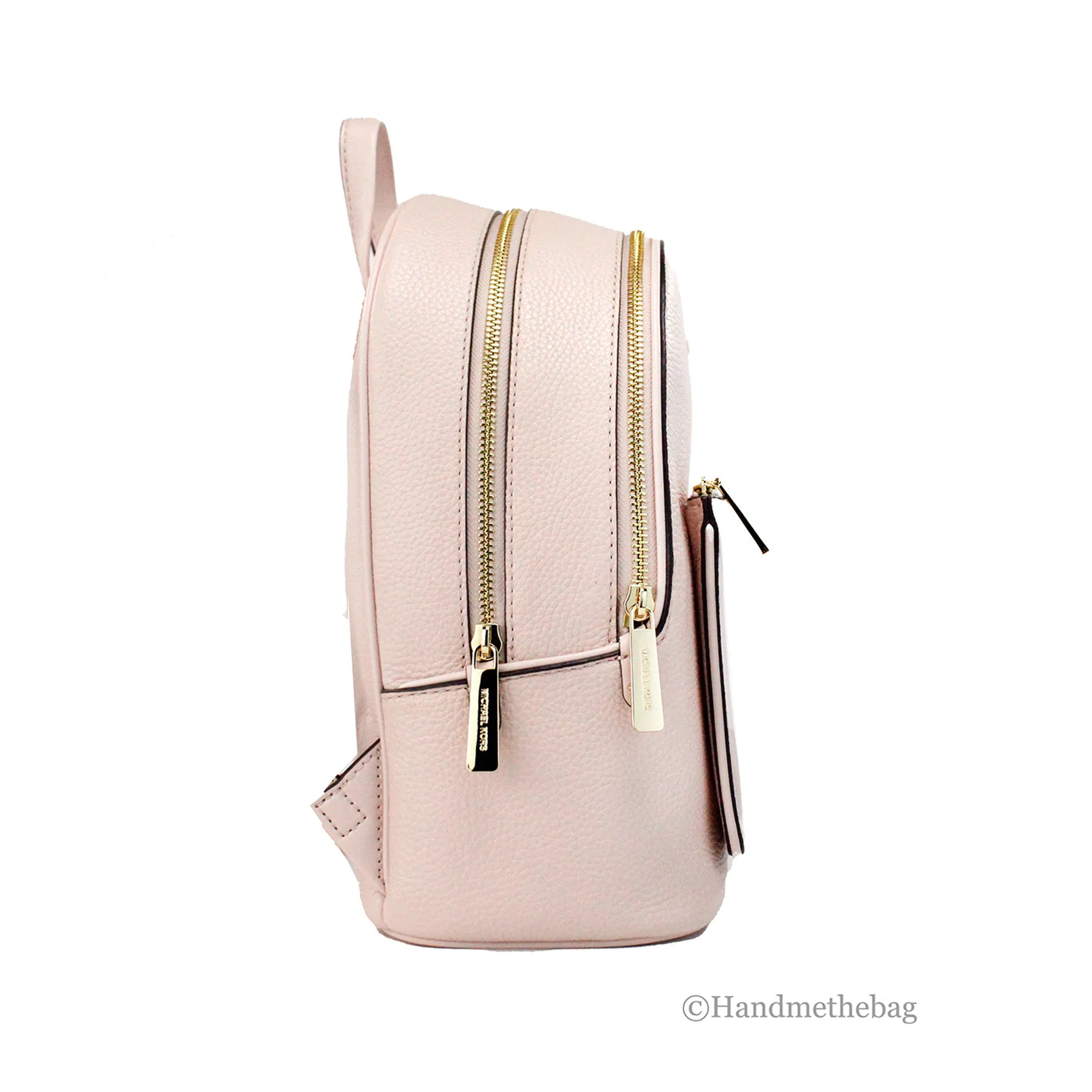 Michael Kors Adina Medium Powder Blush Leather Convertible Backpack