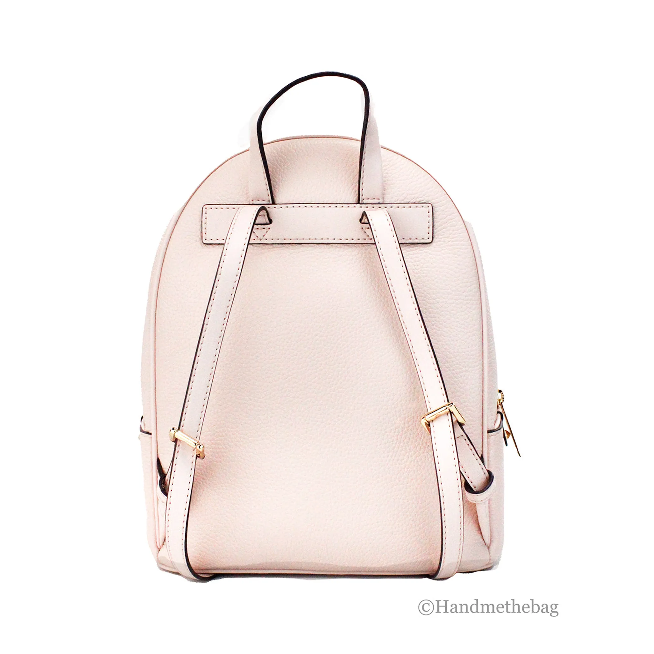 Michael Kors Adina Medium Powder Blush Leather Convertible Backpack