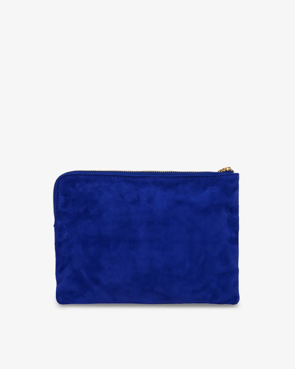 Paige Clutch Whip Stitch - Cobalt & Cobalt