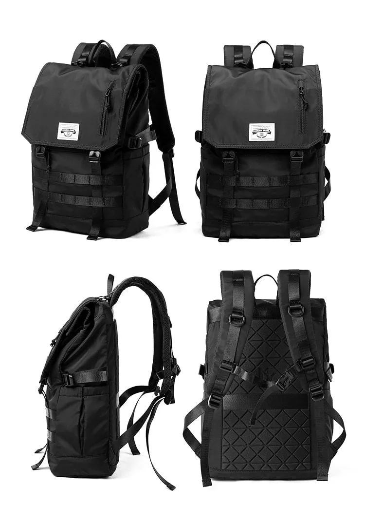 Roll Top Utility Strap Backpack