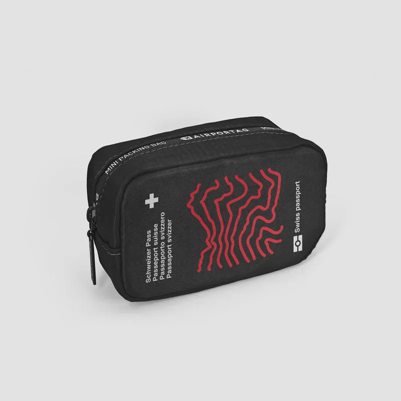 Switzerland - Passport Mini Packing Bag