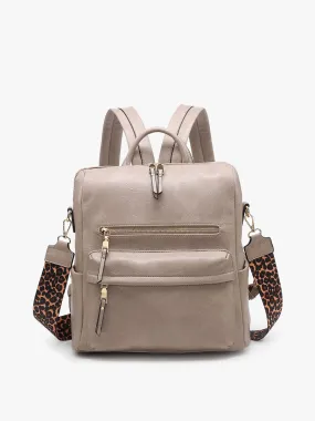 Warm Grey Amelia Backpack