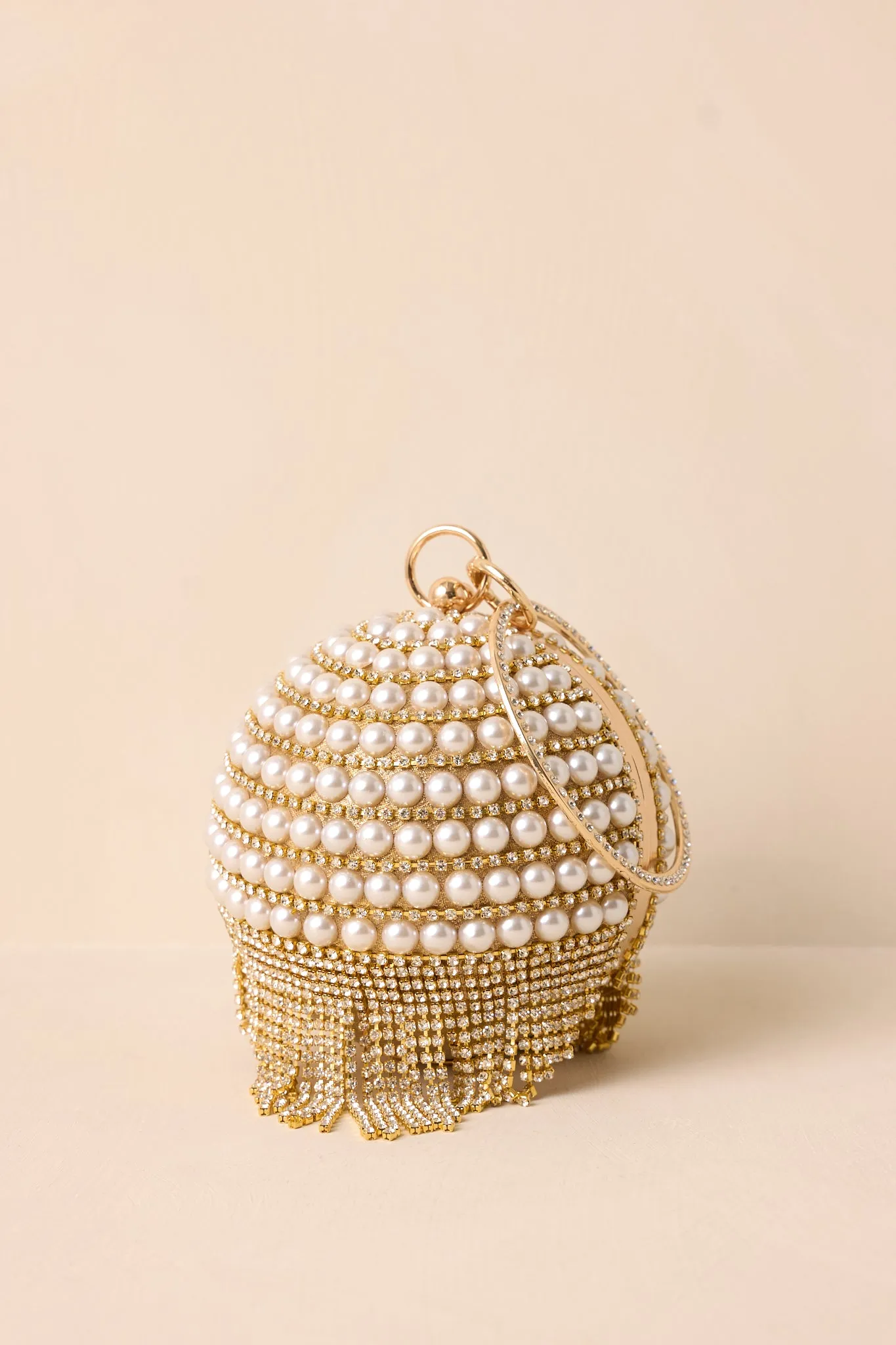 You’re My Star Gold and Ivory Pearl Clutch