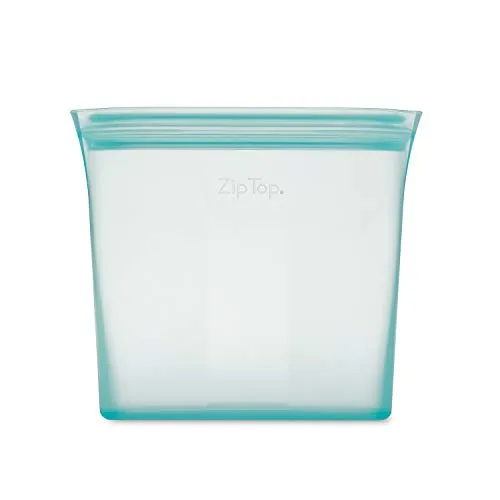 Zip Top: 100% Pure Non-Toxic Platinum Silicone Reusable Food Storage Bags