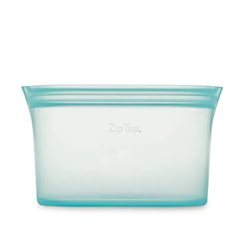 Zip Top: 100% Pure Non-Toxic Platinum Silicone Reusable Food Storage Bags